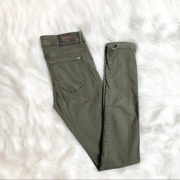 Zara Denim - Zara Olive Green Skinny Jeans Size 2